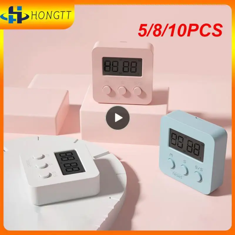 5/8/10PCS Study Stopwatch Mini Kitchen Reminder Lcd Digital Timer Dual-usetime Management Kitchen Accessories Tools Count
5/8/10PCS Study Stopwatch Mini Kitchen Reminder Lcd Digital Timer Dual-usetime Management Kitchen Accessories Tools Count