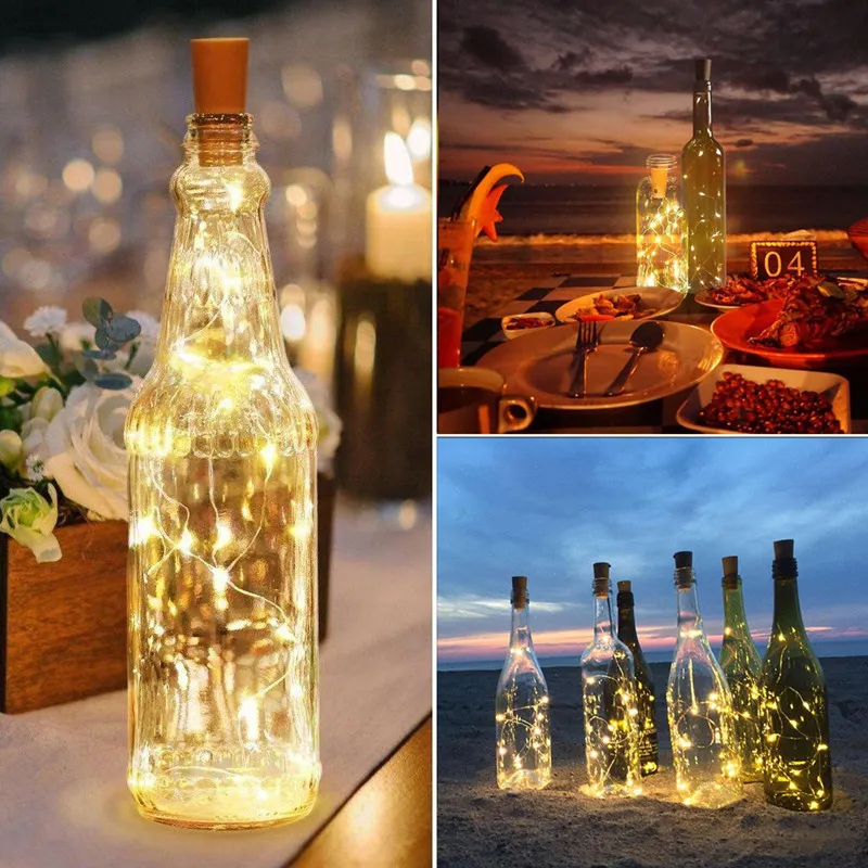 5pcs LED Wine Bottle Cork Copper Wire String Lights Fairy Garlands Christmas Tree Light Outdoor Navidad DIY Wedding Garden Decor
5pcs LED Wine Bottle Cork Copper Wire String Lights Fairy Garlands Christmas Tree Light Outdoor Navidad DIY Wedding Garden Decor