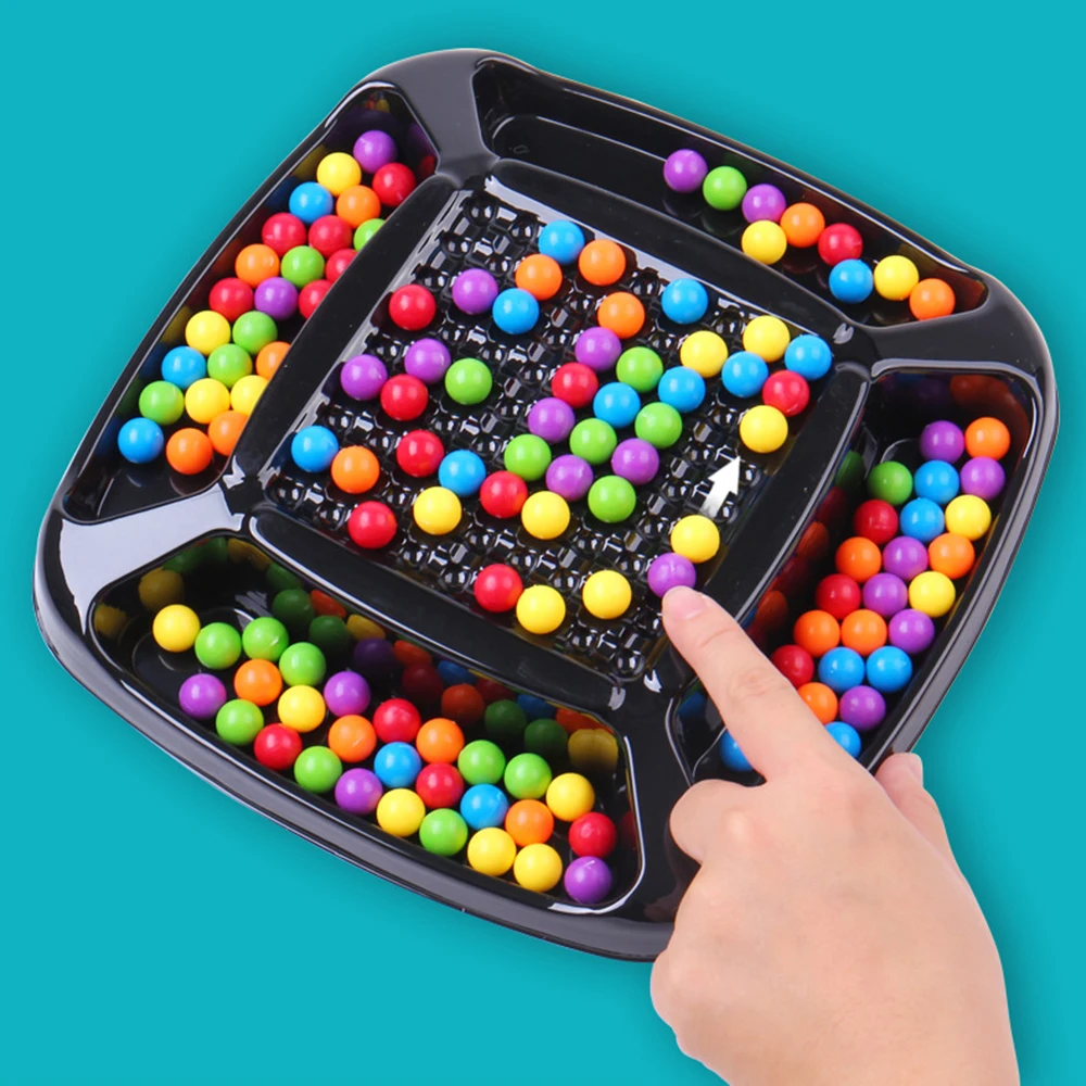 128 Beads Colorful Rainbow Ball Elimination Open Heart Love To Eliminate Desktop Games Parent-Child Interaction Educational Toys
128 Beads Colorful Rainbow Ball Elimination Open Heart Love To Eliminate Desktop Games Parent-Child Interaction Educational Toys