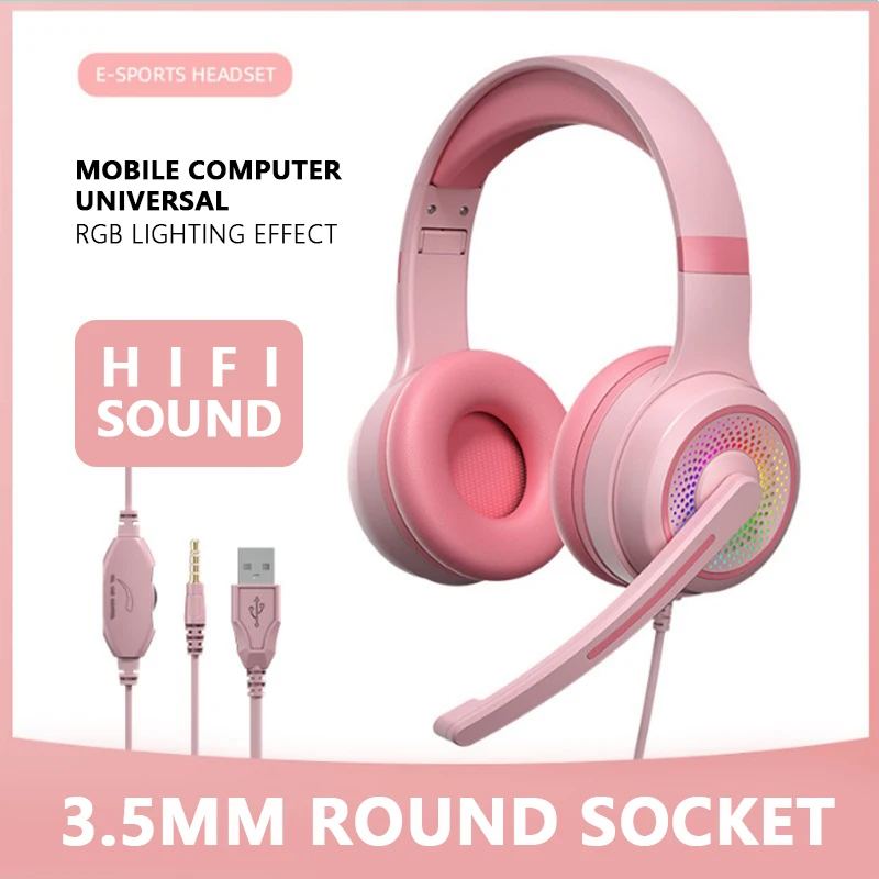 Colorful Usb/3.5mm Headsets Wired Gaming Headphones Hifi Sound Rgb Led Lighting Wired Headphones For Pc Computer Earphones
Colorful Usb/3.5mm Headsets Wired Gaming Headphones Hifi Sound Rgb Led Lighting Wired Headphones For Pc Computer Earphones