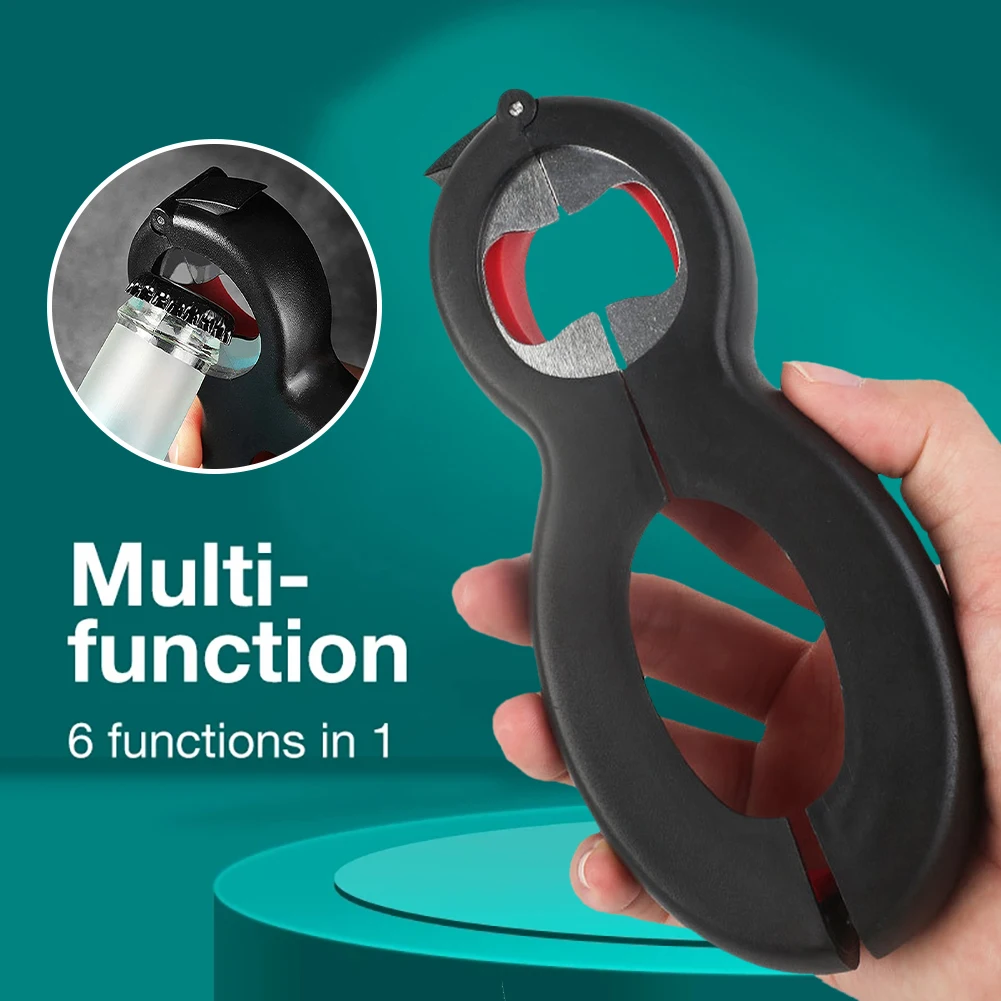 1pcs Portable 6 In 1 Simple Can Opener Multifunctional Plastic Bottle Opener Multifunctional Home Kitchen Gadgets Supplies
1pcs Portable 6 In 1 Simple Can Opener Multifunctional Plastic Bottle Opener Multifunctional Home Kitchen Gadgets Supplies