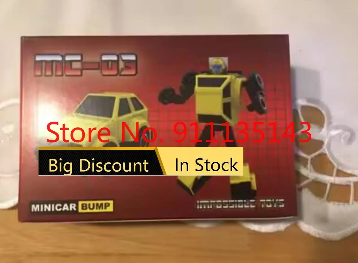 Impossible Toys Mc-03 Minicar Bump Yellow Hubcap 3rd Party Transformation Toys Anime Action Figure Toy Deformed Model
Impossible Toys Mc-03 Minicar Bump Yellow Hubcap 3rd Party Transformation Toys Anime Action Figure Toy Deformed Model