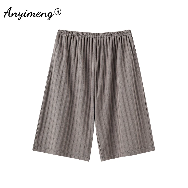 Мужское хлопковое нижнее белье, размеры до 4xl, нижнее белье, одежда для отдыха, удобные шорты Pj, текстурированные хлопковые Пижамные штаны с двумя карманами для мужчин, летние 
Мужское хлопковое нижнее белье, размеры до 4xl, нижнее белье, одежда для отдыха, удобные шорты Pj, текстурированные хлопковые Пижамные штаны с двумя карманами для мужчин, летние