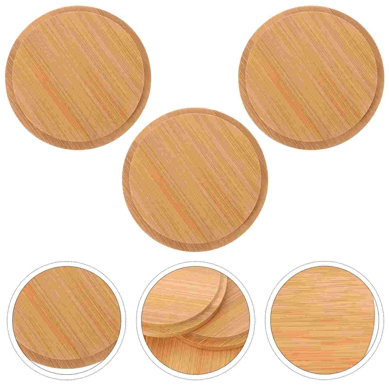 3 Pcs Water Cup Bamboo Lid Practical Covers Silicone Lids Fresh-keeping Durable Travel Wide Mouth Canning
3 Pcs Water Cup Bamboo Lid Practical Covers Silicone Lids Fresh-keeping Durable Travel Wide Mouth Canning