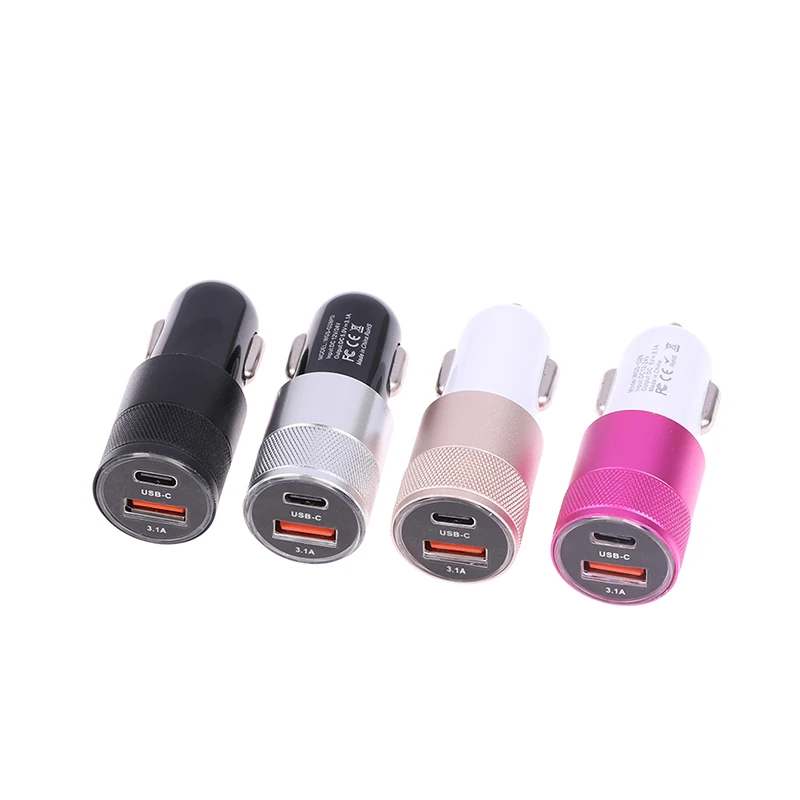 USB Type C Car Charger PD Car Phone Charger Fast Charging in Car USB-C Adapter For Mobile Phone
USB Type C Car Charger PD Car Phone Charger Fast Charging in Car USB-C Adapter For Mobile Phone