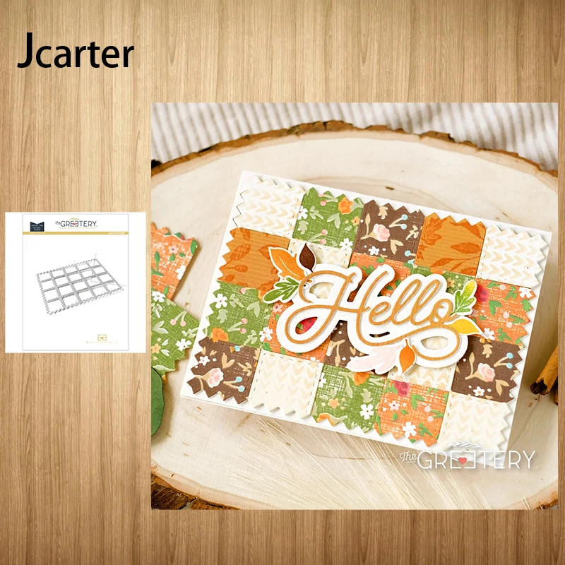 Metal Cutting Dies Grid Frame Border Craft Stencil for Scrapbooking Handmade Tools Make Album Model Punch Blade Decor Template
Metal Cutting Dies Grid Frame Border Craft Stencil for Scrapbooking Handmade Tools Make Album Model Punch Blade Decor Template