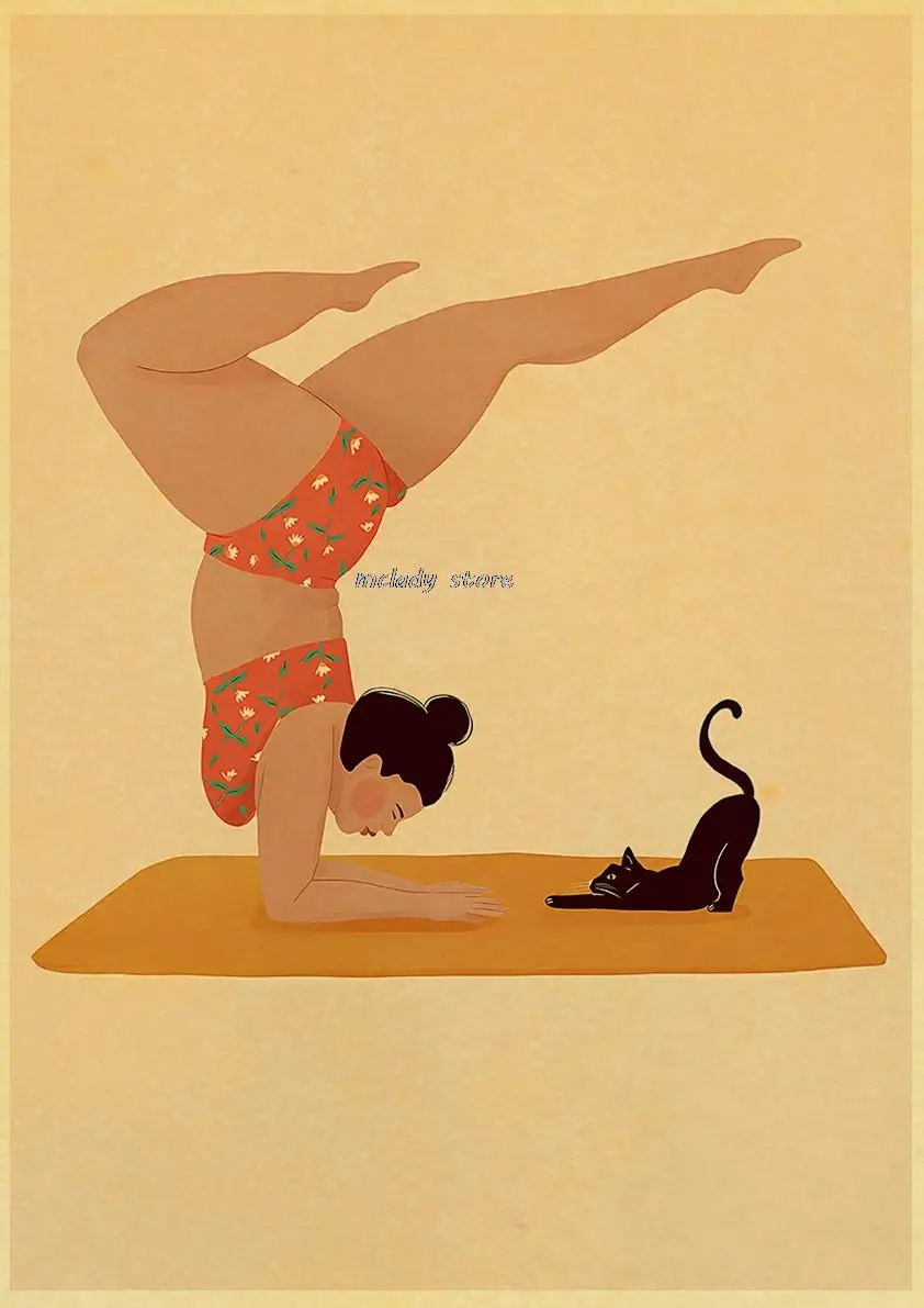 Плакат для йоги винтажный
Плакат для йоги винтажный