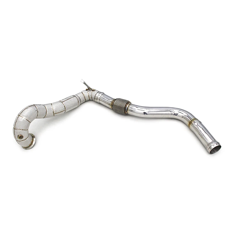 Head Section High flow Pipes Exhaust Pipes branch downpipe Exhaust Pipe with catalyst for Benz A45 CLA45 2.0T 2014
Head Section High flow Pipes Exhaust Pipes branch downpipe Exhaust Pipe with catalyst for Benz A45 CLA45 2.0T 2014