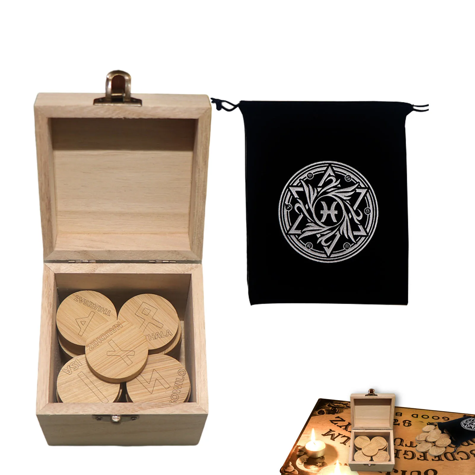 Wooden Rune Stones Set Meditation Rune Stones Card Set For Travel Divination Witchcraft Healing Beginners Oracle Card With
Wooden Rune Stones Set Meditation Rune Stones Card Set For Travel Divination Witchcraft Healing Beginners Oracle Card With