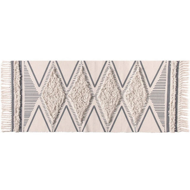 Хлопковый льняной ковер ручной работы 60x90/60x180 см
Хлопковый льняной ковер ручной работы 60x90/60x180 см