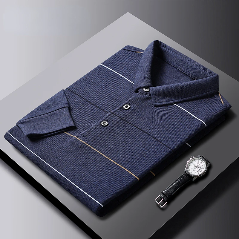 New Top Grade Brand Designer Polo Shirt Striped long Sleeve Cotton Leisure Business Fashion Male Polo Shirt Men Tops Clothes2022
New Top Grade Brand Designer Polo Shirt Striped long Sleeve Cotton Leisure Business Fashion Male Polo Shirt Men Tops Clothes2022