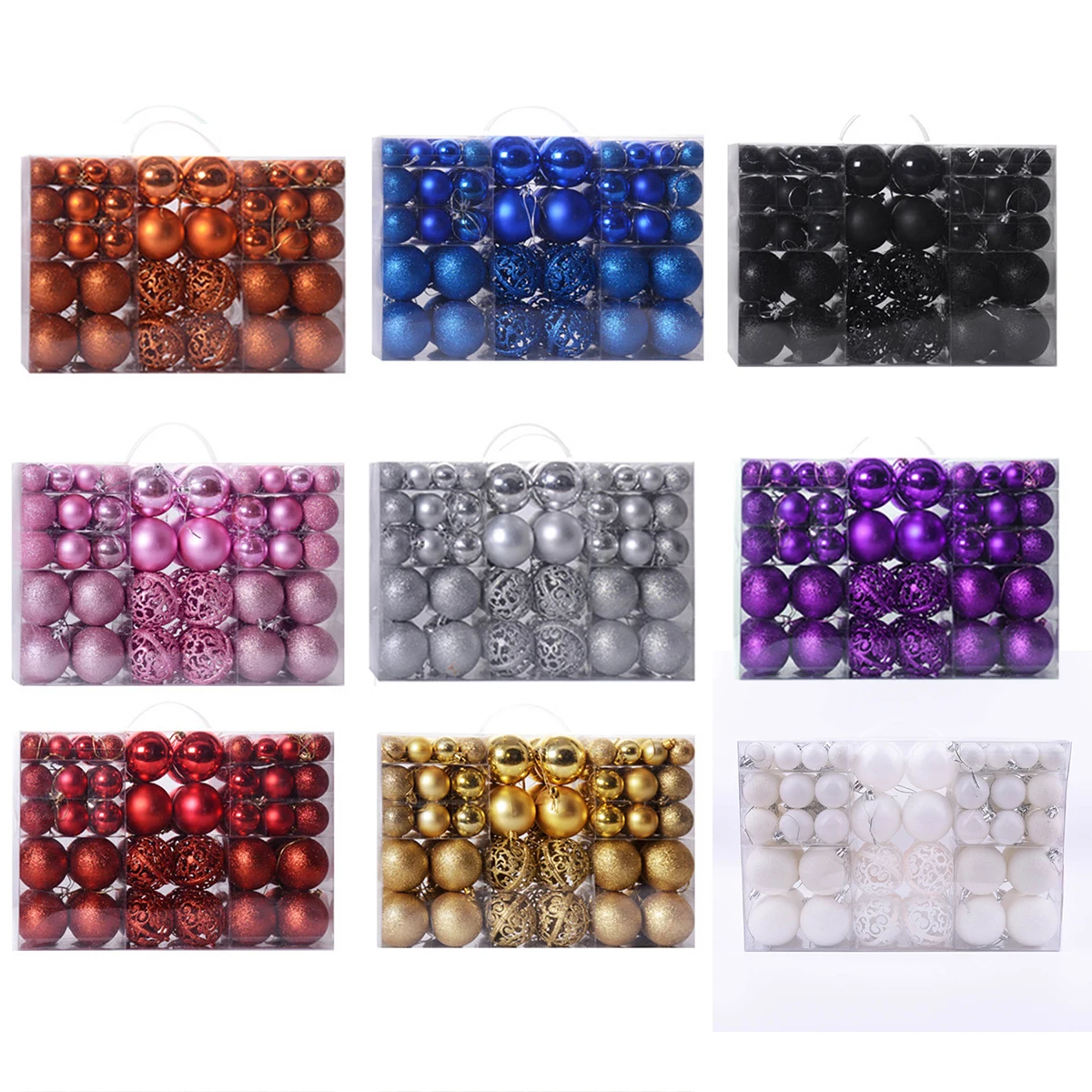 100PCS Christmas Ball Xmas Tree Hanging Pendants Home Party Ball Decor 2023 Gift Noel Navidad Decorative New Year 2024 3-6CM
100PCS Christmas Ball Xmas Tree Hanging Pendants Home Party Ball Decor 2023 Gift Noel Navidad Decorative New Year 2024 3-6CM