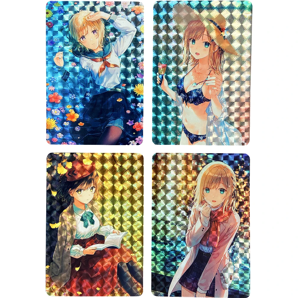 4 шт./компл. аниме девушка флэш-карты ACG Four Seasons Girls sexy kawaii Изысканная девушка серия Аниме игровая коллекция карт подарочные игрушки
4 шт./компл. аниме девушка флэш-карты ACG Four Seasons Girls sexy kawaii Изысканная девушка серия Аниме игровая коллекция карт подарочные игрушки