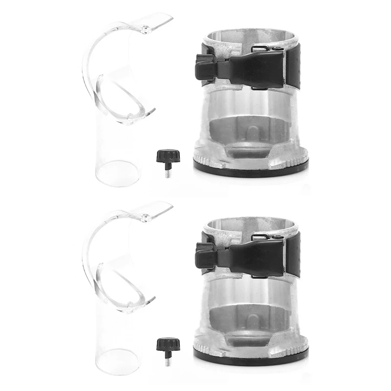 2X Plunge Router Base Trimming Machine Milling Woodworking Slotting Machine Dust Cover For Makita 65Mm Electric Trimmer 
2X Plunge Router Base Trimming Machine Milling Woodworking Slotting Machine Dust Cover For Makita 65Mm Electric Trimmer