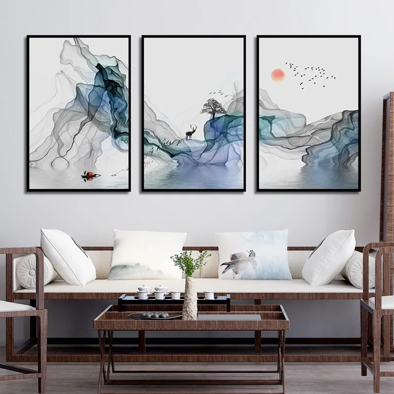 Fashion Impressionism Chinese Style Abstract Poster Ink Bird Landscape Canvas Wall Art Picture Home Decoration Painting
Fashion Impressionism Chinese Style Abstract Poster Ink Bird Landscape Canvas Wall Art Picture Home Decoration Painting