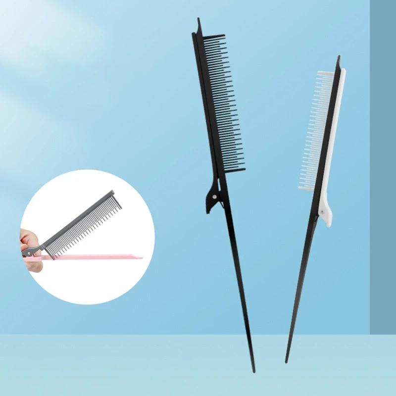 

Teasing Clip Comb Highlight Combs Point-tail Portable Hair Salon Color Brush Modeling Hairdressing Styling Tool