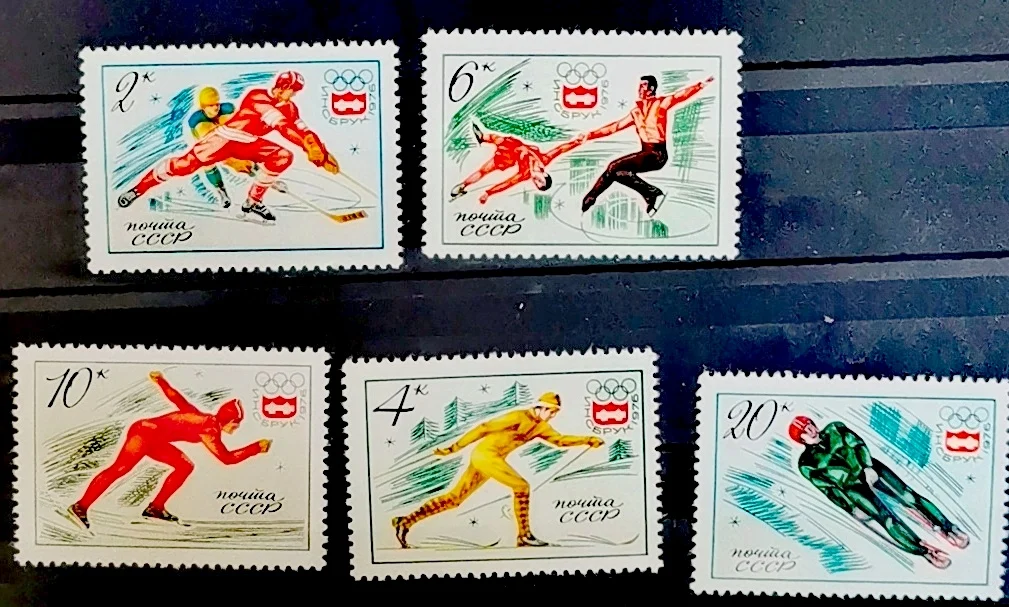 5 шт./компл. новые почтовые штампы СССР 1976 для зимних спортивных игр, почтовые штампы MNH
5 шт./компл. новые почтовые штампы СССР 1976 для зимних спортивных игр, почтовые штампы MNH