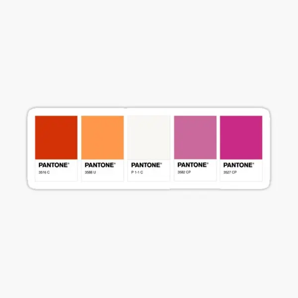 Pantone Lesbian 5PCS Stickers for Art Luggage Home Car Stickers Decor Living Room Window Water Bottles Background Laptop Room
Pantone Lesbian 5PCS Stickers for Art Luggage Home Car Stickers Decor Living Room Window Water Bottles Background Laptop Room