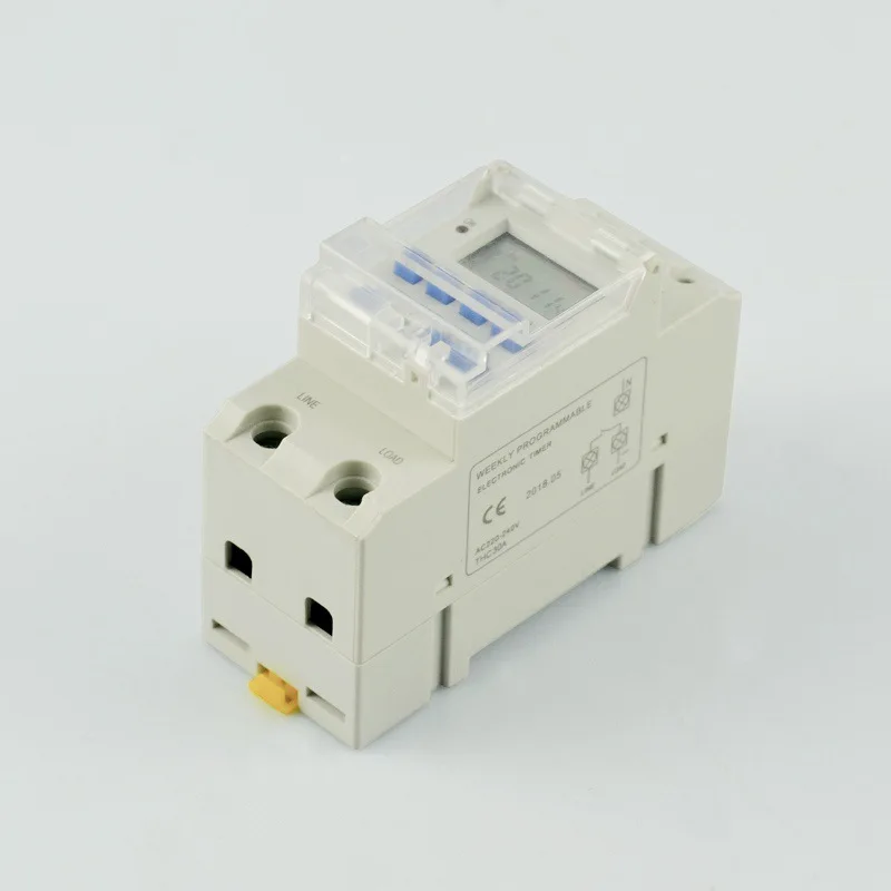 THC30A microcomputer time-controlled switch timer high-current rail installation timing switch distribution box modularization
THC30A microcomputer time-controlled switch timer high-current rail installation timing switch distribution box modularization