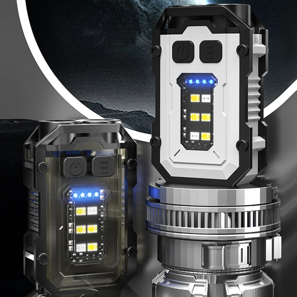 Magnetic Multifunctional LED Keychain 700mAh Type C Charging Emergency Lamp 8 Gear Pocket Flashlight for Outdoor Camping Fishing
Magnetic Multifunctional LED Keychain 700mAh Type C Charging Emergency Lamp 8 Gear Pocket Flashlight for Outdoor Camping Fishing