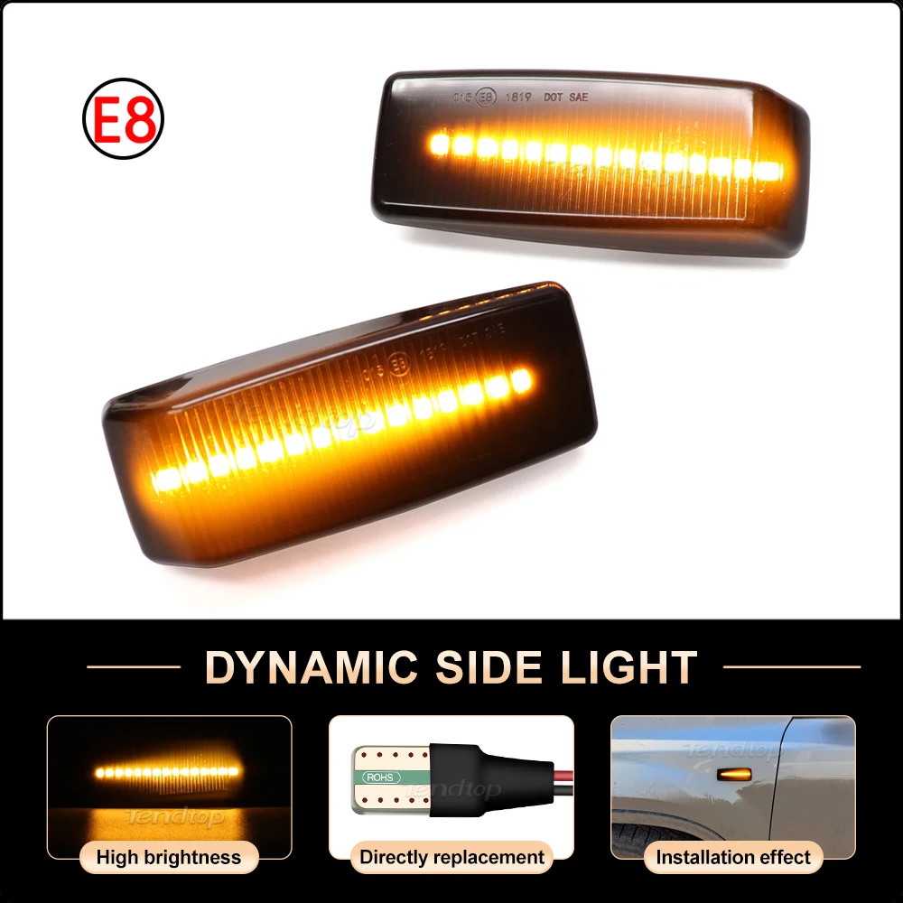 LED Sequential Turn Signal Light Dynamic Side Marker Lamp Car Facelift For Benz C E S SL CLASS W201 190 W202 W124 W140 R129
LED Sequential Turn Signal Light Dynamic Side Marker Lamp Car Facelift For Benz C E S SL CLASS W201 190 W202 W124 W140 R129