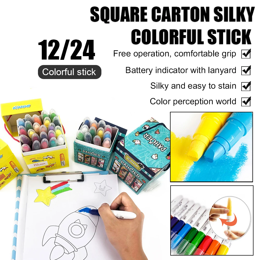 12/24 Colors Triangular Crayons Triangular Colouring Pencil for Students Kids Children Art Drawing School Supplies Colorful
12/24 Colors Triangular Crayons Triangular Colouring Pencil for Students Kids Children Art Drawing School Supplies Colorful