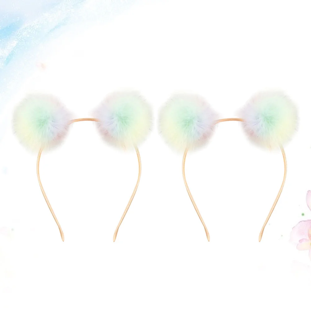 2 Pcs Girls Hair Accessories Headwear Plush Ball Headdress Bands Hairy Cat Hoop Student
2 Pcs Girls Hair Accessories Headwear Plush Ball Headdress Bands Hairy Cat Hoop Student