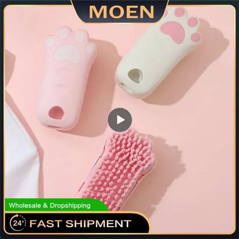 Cartoon Clothes Brush Soft Bristles Cute Long Handle Brush Wash Shoe Cat Claw Shape Shoe Clothing Board Brush For Daily Use Pp
Cartoon Clothes Brush Soft Bristles Cute Long Handle Brush Wash Shoe Cat Claw Shape Shoe Clothing Board Brush For Daily Use Pp