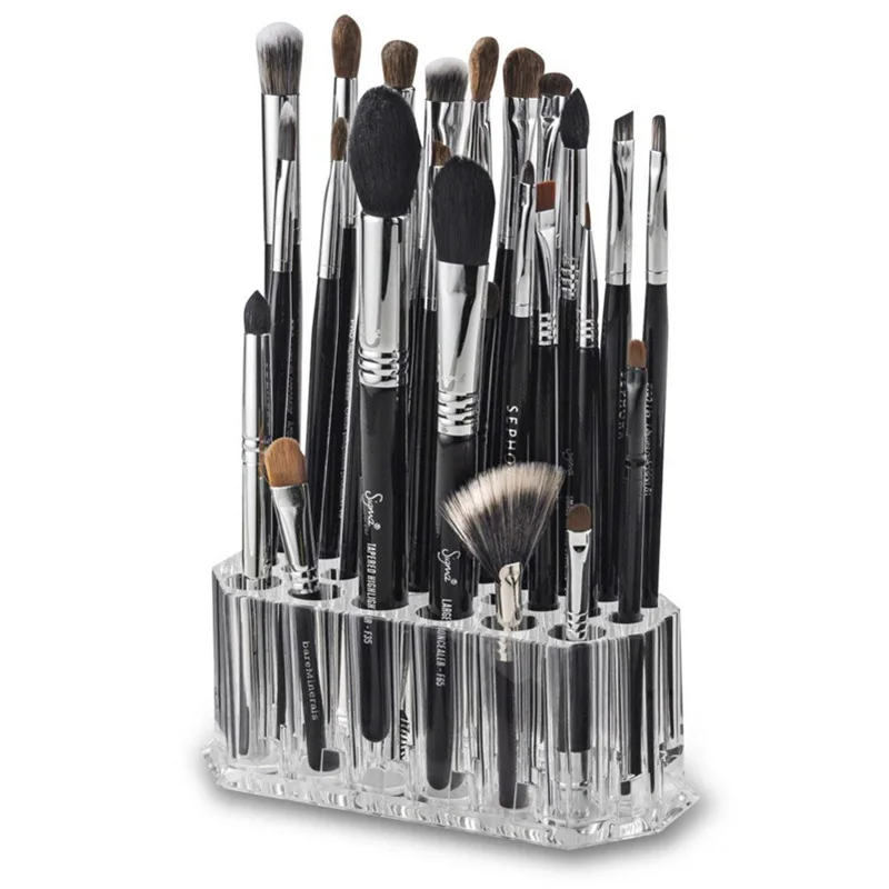 26 Holes Nail Brushes Tool Holder Eyelash Eyebrow Pen Makeup Brush Storage Box Brush Drying Tool Table Finishing Rack
26 Holes Nail Brushes Tool Holder Eyelash Eyebrow Pen Makeup Brush Storage Box Brush Drying Tool Table Finishing Rack
