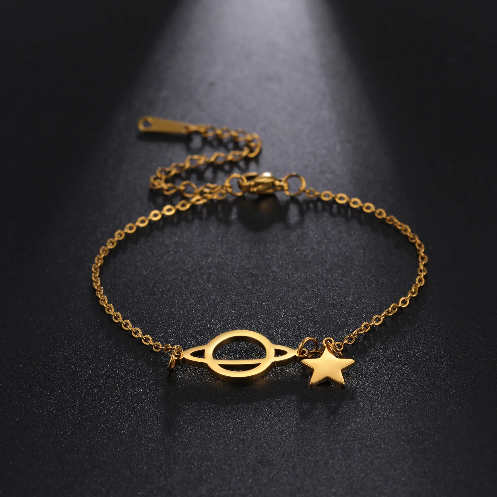 Amaxer Exquisite Planet Star Bracelet Stainless Steel Multi-accessory Women Bangles Birthday Hand Jewelry Gifts
Amaxer Exquisite Planet Star Bracelet Stainless Steel Multi-accessory Women Bangles Birthday Hand Jewelry Gifts