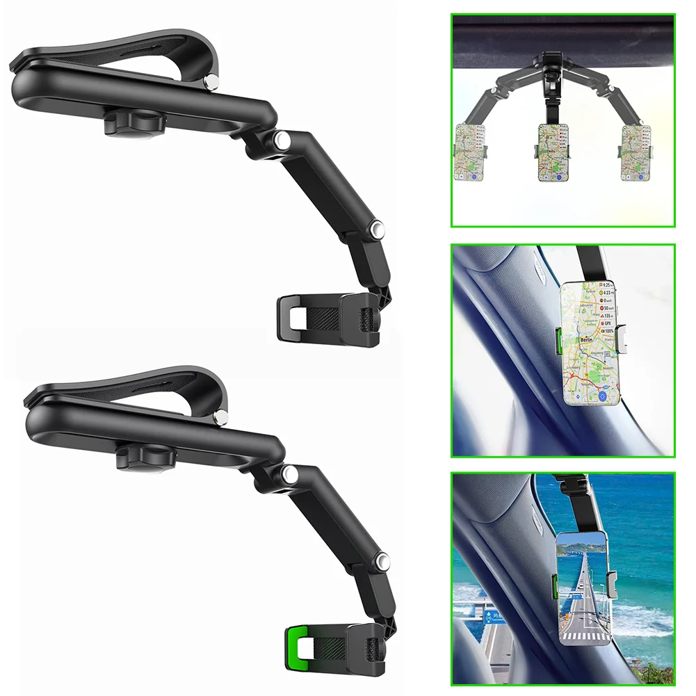 1080 Rotation Car Clip Sun Visor Cell Phone Holder Universal Phone Mount for iPhone XS GPS Rearview Mirror Stand Car Mobile Clip
1080 Rotation Car Clip Sun Visor Cell Phone Holder Universal Phone Mount for iPhone XS GPS Rearview Mirror Stand Car Mobile Clip