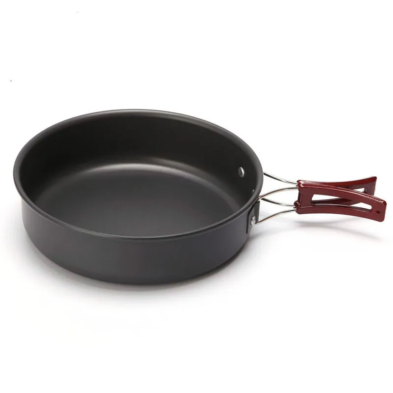 Outdoor Pot Camp Picnic Frying Pan Portable Single Cookware Camping Aluminum Utensils Nonstick Campismo Cauldron Camp Kitchen
Outdoor Pot Camp Picnic Frying Pan Portable Single Cookware Camping Aluminum Utensils Nonstick Campismo Cauldron Camp Kitchen