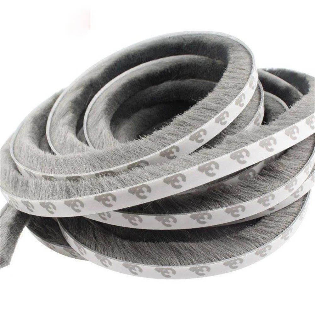 5m Door Window Seal Strip Self Adhesive Brush Strip Windproof Soundproof Door Seam Dust-proof Home Improvement Accessories
5m Door Window Seal Strip Self Adhesive Brush Strip Windproof Soundproof Door Seam Dust-proof Home Improvement Accessories