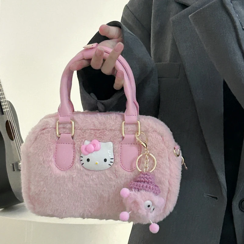 Hellokitty Sweet Girl Autumn and Winter Plush Handbags Crossbody Bag Women Bags Bag Women Bags 
Hellokitty Sweet Girl Autumn and Winter Plush Handbags Crossbody Bag Women Bags Bag Women Bags