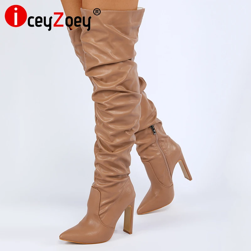 IceyZoey Over Knee Boots For Women Thin High Heel Shoes 2022 Winter Long Boots Casual Sexy Fashion Women Footwear Size 35-42
IceyZoey Over Knee Boots For Women Thin High Heel Shoes 2022 Winter Long Boots Casual Sexy Fashion Women Footwear Size 35-42