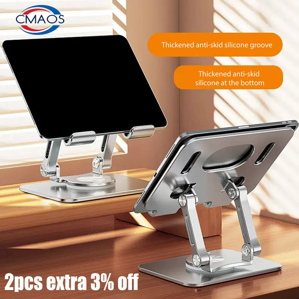 Foldable Tablet Bracket Stand 360 Rotating Hollowed Notebook Holder Desk for 4.7-12 inch Tablet Mount for Ipad Accessories
Foldable Tablet Bracket Stand 360 Rotating Hollowed Notebook Holder Desk for 4.7-12 inch Tablet Mount for Ipad Accessories