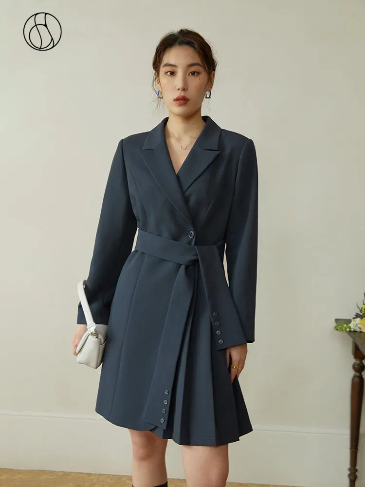 DUSHU Office Lady Suit Collar High Waist Suit Dress for Women Spring Workplace Commuting Irregular Design Sense Female Skirt
DUSHU Office Lady Suit Collar High Waist Suit Dress for Women Spring Workplace Commuting Irregular Design Sense Female Skirt