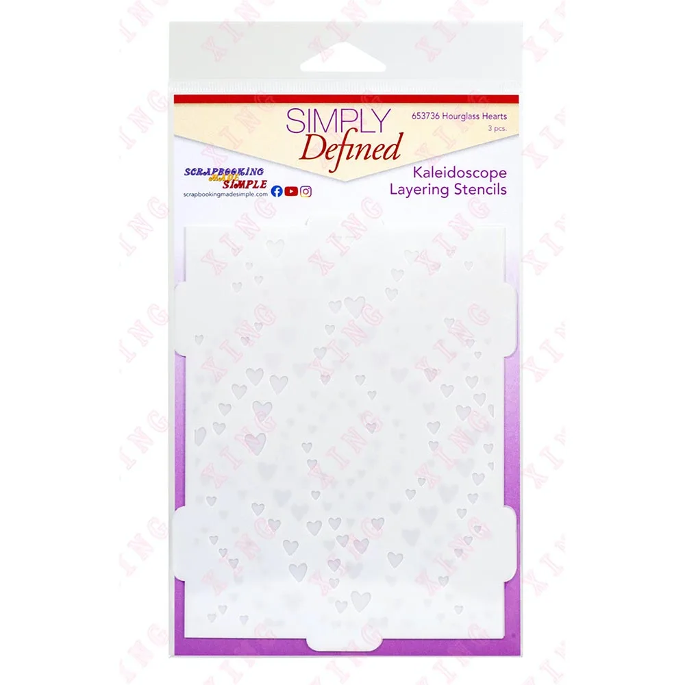 New Valentine's Day Scrapbook Decoration Embossing Diy Layering Stencils 2023 Greeting Card Handmade Craft Hourglass Hearts Mold
New Valentine's Day Scrapbook Decoration Embossing Diy Layering Stencils 2023 Greeting Card Handmade Craft Hourglass Hearts Mold