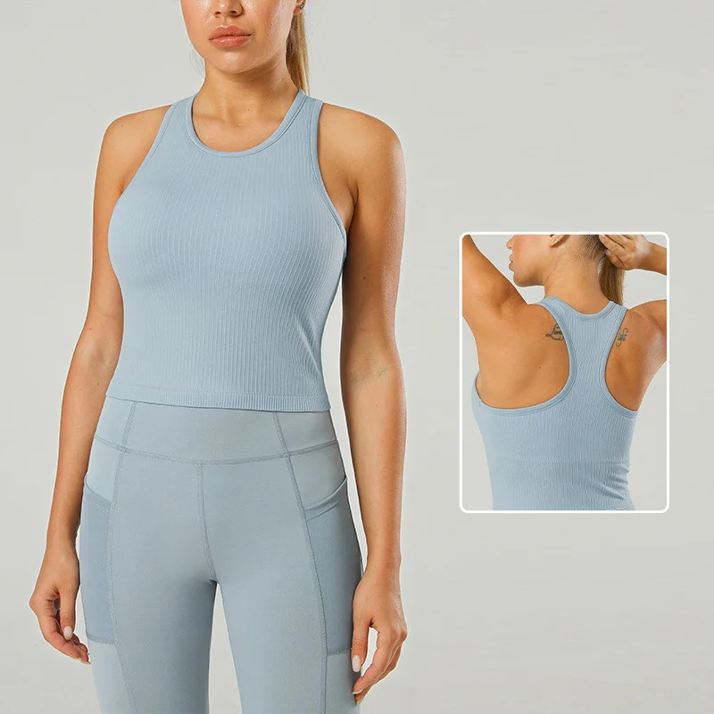 2022 Women Tight Tank O-neck Fitness Tank Running Workouts Yoga Tank Tops Stretch Sexy Gym Sports Vest
2022 Women Tight Tank O-neck Fitness Tank Running Workouts Yoga Tank Tops Stretch Sexy Gym Sports Vest