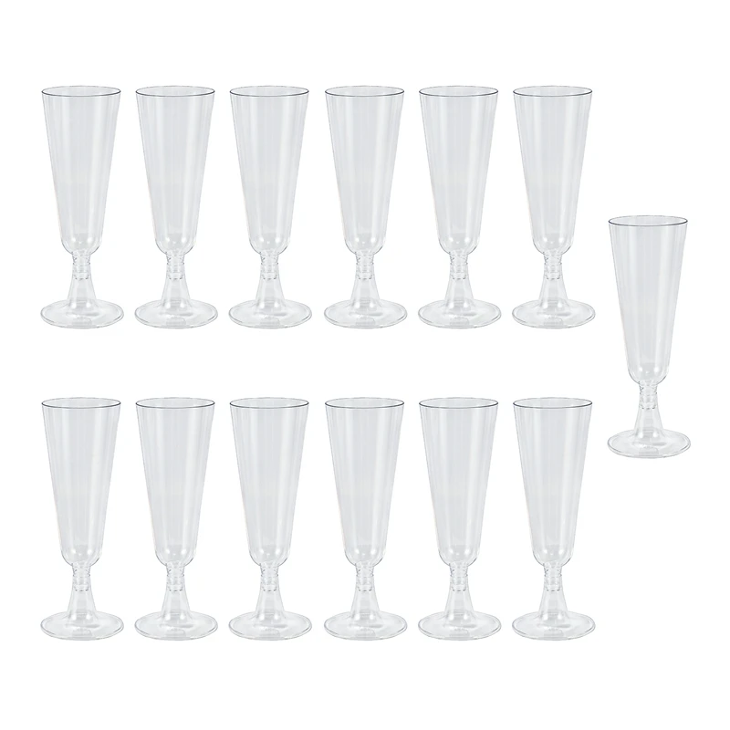 60Pcs 150Ml Disposable Hard Plastic Champagne Glass Red Wine Glass Goblet Wine Glass Party Festival Event Supplies
60Pcs 150Ml Disposable Hard Plastic Champagne Glass Red Wine Glass Goblet Wine Glass Party Festival Event Supplies