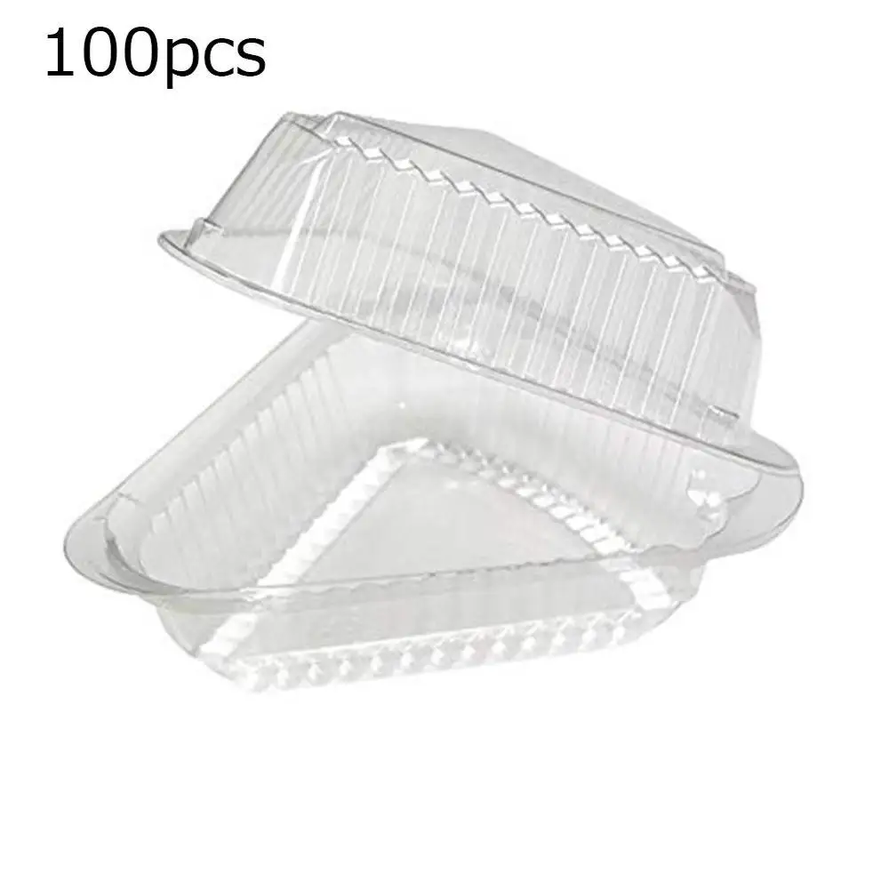 100pcs Pie Sandwich Cake Box Snack Pastry Transparent Container Pizza Dessert Food Storage Container Creative Food Preservation 
100pcs Pie Sandwich Cake Box Snack Pastry Transparent Container Pizza Dessert Food Storage Container Creative Food Preservation