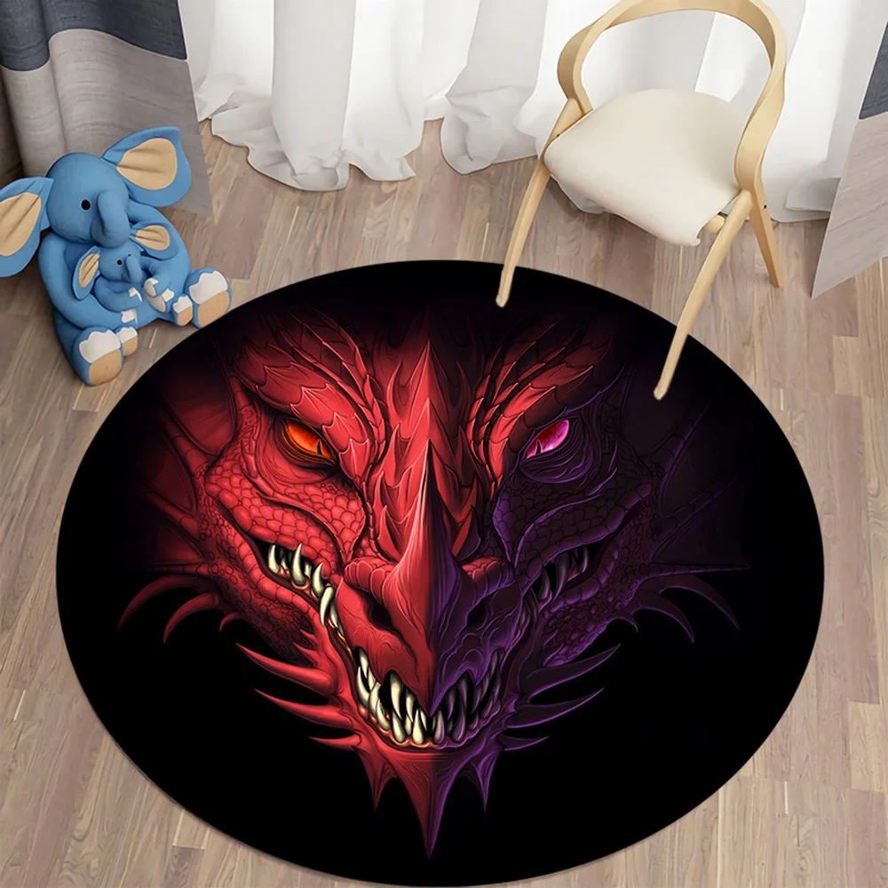 CLOOCL 3D Dragon Carpet Living Room Rugs Round Carpet Bedroom Carpet Children Carpet Mat for Children Carpet for Children's Room 
CLOOCL 3D Dragon Carpet Living Room Rugs Round Carpet Bedroom Carpet Children Carpet Mat for Children Carpet for Children's Room