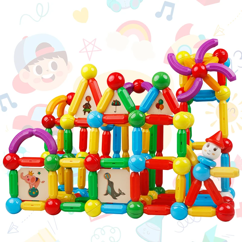 Kids Magnetic Construction Set Magnetic Balls Stick Building Blocks Montessori Educational Toys For Children Gift
Kids Magnetic Construction Set Magnetic Balls Stick Building Blocks Montessori Educational Toys For Children Gift