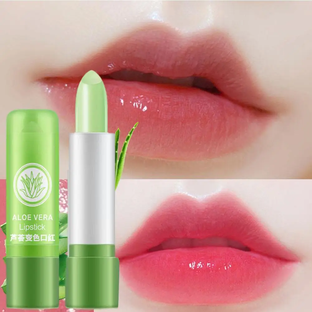 Natural Aloe Vera Lipstick Temperature Color Changing Drying Improve Lasting Balm Smooth Moisturizing Nourish Cosmetics Lip F2S7
Natural Aloe Vera Lipstick Temperature Color Changing Drying Improve Lasting Balm Smooth Moisturizing Nourish Cosmetics Lip F2S7