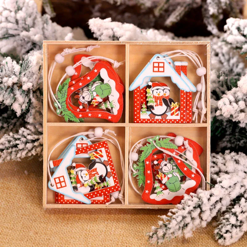 12Pcs Christmas Snowflakes Wooden Pendants Xmas Tree Hanging Ornaments Christmas Decorations for Home Navidad Gift New Year 2023
12Pcs Christmas Snowflakes Wooden Pendants Xmas Tree Hanging Ornaments Christmas Decorations for Home Navidad Gift New Year 2023