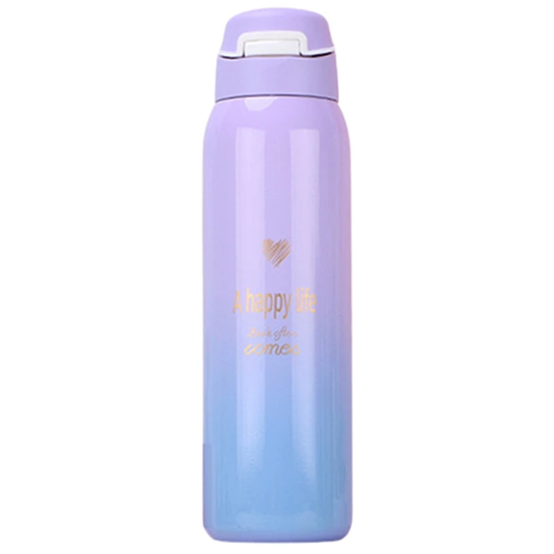 Insulated Thermals Milk&Coffee Cup Stainless Steel Thermos Straw Water Bottle Gradient Sports Vacuum Flask
Insulated Thermals Milk&Coffee Cup Stainless Steel Thermos Straw Water Bottle Gradient Sports Vacuum Flask