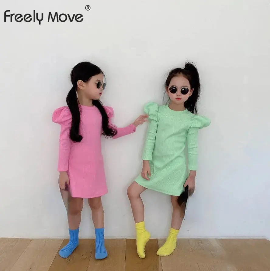 Freely Move Girls Cotton Fashion T-shirts Dress Children's Autumn Baby Kids Girls Tops Girls Puff Sleeve Causal T-shirts Tops
Freely Move Girls Cotton Fashion T-shirts Dress Children's Autumn Baby Kids Girls Tops Girls Puff Sleeve Causal T-shirts Tops