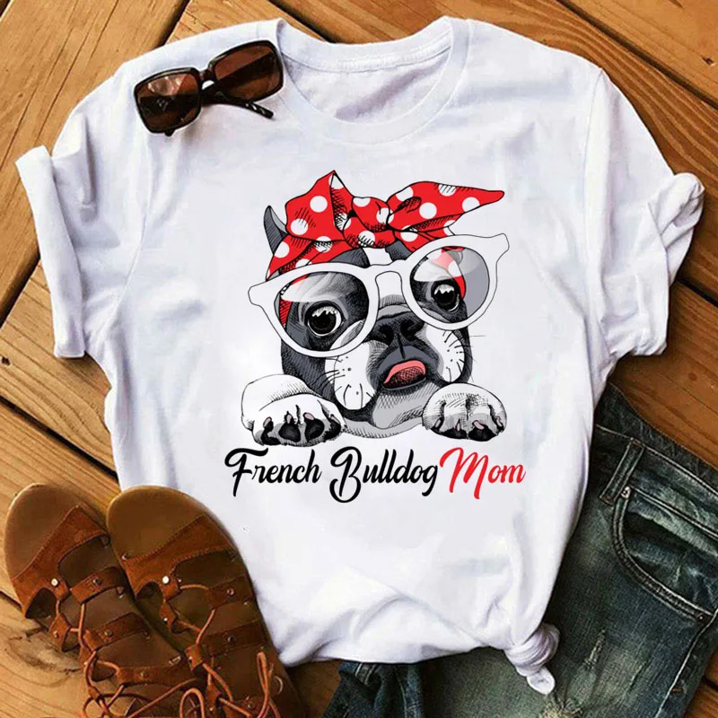 Funny Cartoon Dog Print T-shirt Dog Mom Printed T-shirt Mother's Day Gift Fashion Women T Shirt Short Sleeve Tops Kawaii T-shirt
Funny Cartoon Dog Print T-shirt Dog Mom Printed T-shirt Mother's Day Gift Fashion Women T Shirt Short Sleeve Tops Kawaii T-shirt