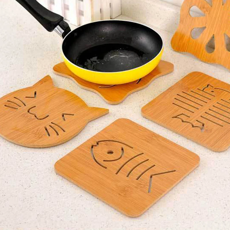 Kawaii Design Hollow Wooden Coaster Kitchen Thickening Anti-scalding Heat Insulation Pad Pot Plate Table Mat Table Decoration
Kawaii Design Hollow Wooden Coaster Kitchen Thickening Anti-scalding Heat Insulation Pad Pot Plate Table Mat Table Decoration