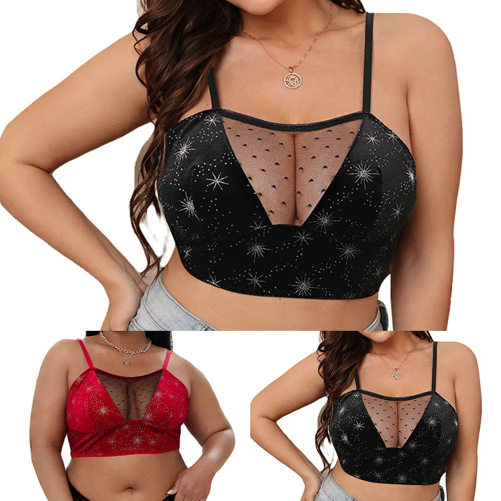 Plus Size Sexy Women Push Up Comfortable Seamless Sissy Lingerie See Through Brassiere Lace Hollow Bralette Bras
Plus Size Sexy Women Push Up Comfortable Seamless Sissy Lingerie See Through Brassiere Lace Hollow Bralette Bras